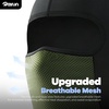image:imageROXUN Balaclava Moto Face Mask Summer Cooling Ice Silk Mesh Sun Protection  Thin Ice Silk Cooling Fabric Breathable Mesh UPF 50 Helmet Friendly Glasses Compatible for Motor Cycling SkiArmy Green