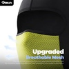 image:imageROXUN Balaclava Moto Face Mask Summer Cooling Ice Silk Mesh Sun Protection  Thin Ice Silk Cooling Fabric Breathable Mesh UPF 50 Helmet Friendly Glasses Compatible for Motor Cycling SkiMustard Green