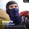 image:imageROXUN Balaclava Moto Face Mask Summer Cooling Ice Silk Mesh Sun Protection  Thin Ice Silk Cooling Fabric Breathable Mesh UPF 50 Helmet Friendly Glasses Compatible for Motor Cycling SkiTwo  Black