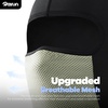 image:imageROXUN Balaclava Moto Face Mask Summer Cooling Ice Silk Mesh Sun Protection  Thin Ice Silk Cooling Fabric Breathable Mesh UPF 50 Helmet Friendly Glasses Compatible for Motor Cycling SkiGray