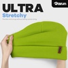 image:imageROXUN Beanie for MenWomen Winter Hat Soft Warm Unisex Skull Stocking Cap  cuffed beaniestretchknit fit suits daily wearhiking skiing cyclingGrass Green