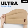 image:imageROXUN Beanie for MenWomen Winter Hat Soft Warm Unisex Skull Stocking Cap  cuffed beaniestretchknit fit suits daily wearhiking skiing cyclingLight Khaki