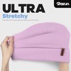 image:imageROXUN Beanie for MenWomen Winter Hat Soft Warm Unisex Skull Stocking Cap  cuffed beaniestretchknit fit suits daily wearhiking skiing cyclingLight Purple