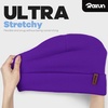 image:imageROXUN Beanie for MenWomen Winter Hat Soft Warm Unisex Skull Stocking Cap  cuffed beaniestretchknit fit suits daily wearhiking skiing cyclingPurple