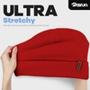 image:imageROXUN Beanie for MenWomen Winter Hat Soft Warm Unisex Skull Stocking Cap  cuffed beaniestretchknit fit suits daily wearhiking skiing cyclingRed