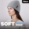 image:imageROXUN Beanie for MenWomen Winter Hat Soft Warm Unisex Skull Stocking Cap  cuffed beaniestretchknit fit suits daily wearhiking skiing cyclingRoyal Blue