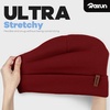 image:imageROXUN Beanie for MenWomen Winter Hat Soft Warm Unisex Skull Stocking Cap  cuffed beaniestretchknit fit suits daily wearhiking skiing cyclingWine Red