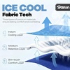 image:imageROXUN Cooling Towels 4 Pack 40x12 Chilly Ice Rags for Neck and Face  GrayBlueGreenBlack Soft Breathable Sports and Outdoor Workouts Comes with Storage Bags amp CarabinersPinkgreenorangeyellow
