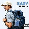 image:imageROXUN Cooling Towels 4 Pack 40x12 Chilly Ice Rags for Neck and Face  GrayBlueGreenBlack Soft Breathable Sports and Outdoor Workouts Comes with Storage Bags amp Carabiners2 Blue2 Grayish Blue