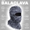 image:imageROXUN Distressed Ski Mask Balaclava Yeat Shiesty Fluffy Knitted Full Face  Highly stretchy construction01 Gray Mixed