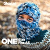 image:imageROXUN Distressed Ski Mask Balaclava Yeat Shiesty Fluffy Knitted Full Face  Highly stretchy construction01 Light Blue Mixed