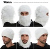 image:imageROXUN Distressed Ski Mask Balaclava Yeat Shiesty Fluffy Knitted Full Face  Highly stretchy construction01 Off White