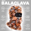 image:imageROXUN Distressed Ski Mask Balaclava Yeat Shiesty Fluffy Knitted Full Face  Highly stretchy construction01 Orange Mixed