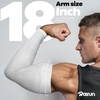 image:imageROXUN Plus Size Arm Sleeves UV Protection Cooling Sports Arm Cover Unisex  Extralarge compression arm sleeves for men and womenhighlystretchy fabricsuitable for outdoor activities1 Pair  Blue