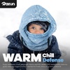 image:imageROXUN Ski Mask Fleece Balaclava Windproof Face Mask Winter Warm Neck Cover  Adjustable Drawstring Windproof thermal fleece mask One size fits adults Full winter neck coverageLight Green