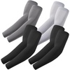 image:imageROXUN Arm Sleeves Cooling UV Sun Protection Sport Compression for Men Women  UPF50Seamless cover armsTattoocoveringLightweight amp breathabledaily wearOutdoor workBasketball BaseballMangas2 Blackdark Graylight Gray