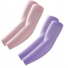 image:imageROXUN Arm Sleeves Cooling UV Sun Protection Sport Compression for Men Women  UPF50Seamless cover armsTattoocoveringLightweight amp breathabledaily wearOutdoor workBasketball BaseballMangasPurplepink