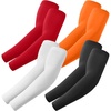 image:imageROXUN Arm Sleeves Cooling UV Sun Protection Sport Compression for Men Women  UPF50Seamless cover armsTattoocoveringLightweight amp breathabledaily wearOutdoor workBasketball BaseballMangasBlackwhiteredorange