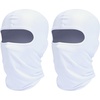 image:imageROXUN Balaclava Ski Mask 2 Pack Summer Motorcycle UV Protection Shiesty  Cooling UPF 50 Unisex Windproof Face Mask Neck Gaiter Versatile Use2 White