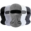 image:imageROXUN Balaclava Ski Mask 5 Pack Neck Gaiter Motorcycle Summer Cooling  UV Protection Shiesty Windproof Scarf for MenWomen Face Mask Versatile UseBlackwhitedark Graylight Graylight Heather Gray