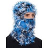 image:imageROXUN Distressed Ski Mask Balaclava Yeat Shiesty Fluffy Knitted Full Face  Highly stretchy construction01 Blue Mixed