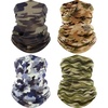 Camo+ink-wash Blue+tropical Leaf+wave Green
