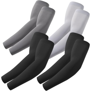 image:imageROXUN Arm Sleeves Cooling UV Sun Protection Sport Compression for Men Women  UPF50Seamless cover armsTattoocoveringLightweight amp breathabledaily wearOutdoor workBasketball BaseballMangas2 Blackdark Graylight Gray