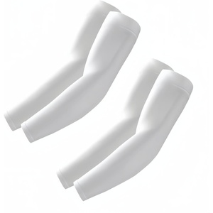 image:imageROXUN Arm Sleeves Cooling UV Sun Protection Sport Compression for Men Women  UPF50Seamless cover armsTattoocoveringLightweight amp breathabledaily wearOutdoor workBasketball BaseballMangas2 White