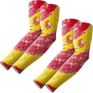 image:imageROXUN Arm Sleeves Cooling UV Sun Protection Sport Compression for Men Women  UPF50Seamless cover armsTattoocoveringLightweight amp breathabledaily wearOutdoor workBasketball BaseballMangas2 Pairs Spain Flag