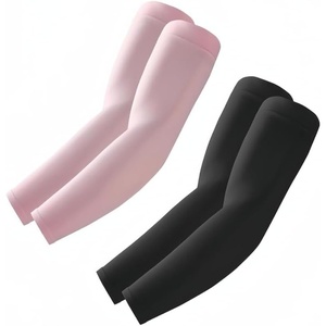 image:imageROXUN Arm Sleeves Cooling UV Sun Protection Sport Compression for Men Women  UPF50Seamless cover armsTattoocoveringLightweight amp breathabledaily wearOutdoor workBasketball BaseballMangasBlackpink
