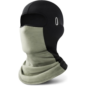image:imageROXUN Balaclava Moto Face Mask Summer Cooling Ice Silk Mesh Sun Protection  Thin Ice Silk Cooling Fabric Breathable Mesh UPF 50 Helmet Friendly Glasses Compatible for Motor Cycling SkiGray