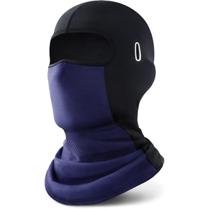 image:imageROXUN Balaclava Moto Face Mask Summer Cooling Ice Silk Mesh Sun Protection  Thin Ice Silk Cooling Fabric Breathable Mesh UPF 50 Helmet Friendly Glasses Compatible for Motor Cycling SkiNavy