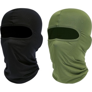 image:imageROXUN Balaclava Ski Mask 2 Pack Summer Motorcycle UV Protection Shiesty  Cooling UPF 50 Unisex Windproof Face Mask Neck Gaiter Versatile UseBlackarmy Green