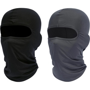 image:imageROXUN Balaclava Ski Mask 2 Pack Summer Motorcycle UV Protection Shiesty  Cooling UPF 50 Unisex Windproof Face Mask Neck Gaiter Versatile UseBlackdark Gray