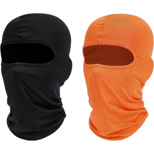 image:imageROXUN Balaclava Ski Mask 2 Pack Summer Motorcycle UV Protection Shiesty  Cooling UPF 50 Unisex Windproof Face Mask Neck Gaiter Versatile UseBlackorange