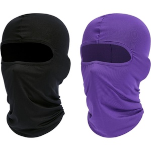 image:imageROXUN Balaclava Ski Mask 2 Pack Summer Motorcycle UV Protection Shiesty  Cooling UPF 50 Unisex Windproof Face Mask Neck Gaiter Versatile UseBlackpurple