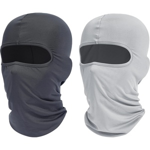 image:imageROXUN Balaclava Ski Mask 2 Pack Summer Motorcycle UV Protection Shiesty  Cooling UPF 50 Unisex Windproof Face Mask Neck Gaiter Versatile UseDark Graylight Gray