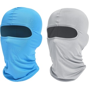 image:imageROXUN Balaclava Ski Mask 2 Pack Summer Motorcycle UV Protection Shiesty  Cooling UPF 50 Unisex Windproof Face Mask Neck Gaiter Versatile UseLight Bluelight Gray