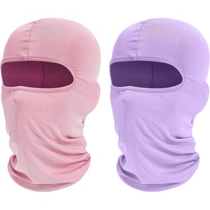 image:imageROXUN Balaclava Ski Mask 2 Pack Summer Motorcycle UV Protection Shiesty  Cooling UPF 50 Unisex Windproof Face Mask Neck Gaiter Versatile UseLight Pinklavender