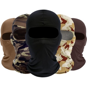 image:imageROXUN Balaclava Ski Mask 5 Pack Neck Gaiter Motorcycle Summer Cooling  UV Protection Shiesty Windproof Scarf for MenWomen Face Mask Versatile UseBlacksand Camocamouflagechocolatesand
