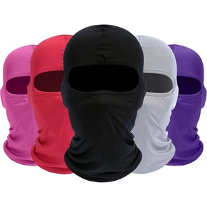 image:imageROXUN Balaclava Ski Mask 5 Pack Neck Gaiter Motorcycle Summer Cooling  UV Protection Shiesty Windproof Scarf for MenWomen Face Mask Versatile UseBlacklight Grayredpurplepink