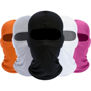 image:imageROXUN Balaclava Ski Mask 5 Pack Neck Gaiter Motorcycle Summer Cooling  UV Protection Shiesty Windproof Scarf for MenWomen Face Mask Versatile UseBlackwhitelight Graypinkorange