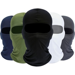 image:imageROXUN Balaclava Ski Mask 5 Pack Neck Gaiter Motorcycle Summer Cooling  UV Protection Shiesty Windproof Scarf for MenWomen Face Mask Versatile UseBlackwhitenavy Bluearmy Greendark Gray