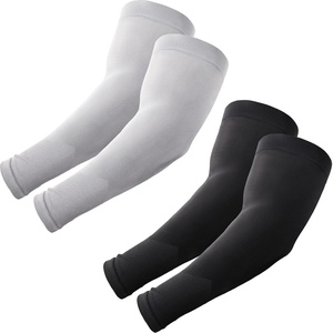 image:imageROXUN Plus Size Arm Sleeves UV Protection Cooling Sports Arm Cover Unisex  Extralarge compression arm sleeves for men and womenhighlystretchy fabricsuitable for outdoor activities2 Pairs  Blacklight Gray