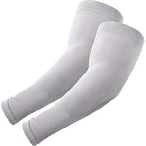 image:imageROXUN Plus Size Arm Sleeves UV Protection Cooling Sports Arm Cover Unisex  Extralarge compression arm sleeves for men and womenhighlystretchy fabricsuitable for outdoor activities1 Pair  Light Gray