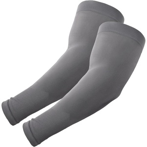 image:imageROXUN Plus Size Arm Sleeves UV Protection Cooling Sports Arm Cover Unisex  Extralarge compression arm sleeves for men and womenhighlystretchy fabricsuitable for outdoor activities1 Pair  Dark Gray