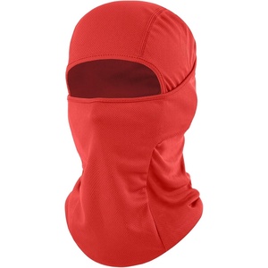 image:imageROXUN Ski Mask Balaclava Motorcycle Summer Cooling Breathable UV Protector  Windproof amp Warm Adjustable amp Secure Breathable amp DryFit AllSeason Comfort110one Red