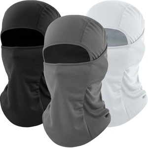 image:imageROXUN Ski Mask Balaclava Motorcycle Summer Cooling Breathable UV Protector  Windproof amp Warm Adjustable amp Secure Breathable amp DryFit AllSeason Comfort302blackgraywhite