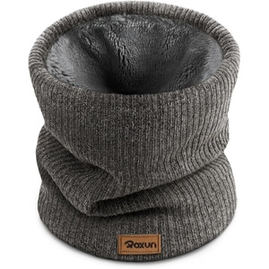 image:imageROXUN Winter Neck Gaiter Neck Warmer Cover Ski Gaiters for MenWomen  Soft Thick Fleece Gentle on Skin Stretchy Fit Multifunction Elegant Chic Look Multicolor OptionsGray