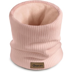 image:imageROXUN Winter Neck Gaiter Neck Warmer Cover Ski Gaiters for MenWomen  Soft Thick Fleece Gentle on Skin Stretchy Fit Multifunction Elegant Chic Look Multicolor OptionsPink